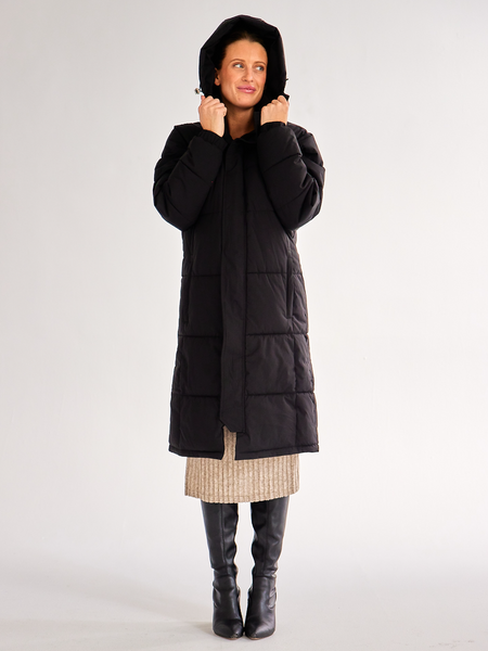 Women’s Winter Jacket Longline Padded Coat