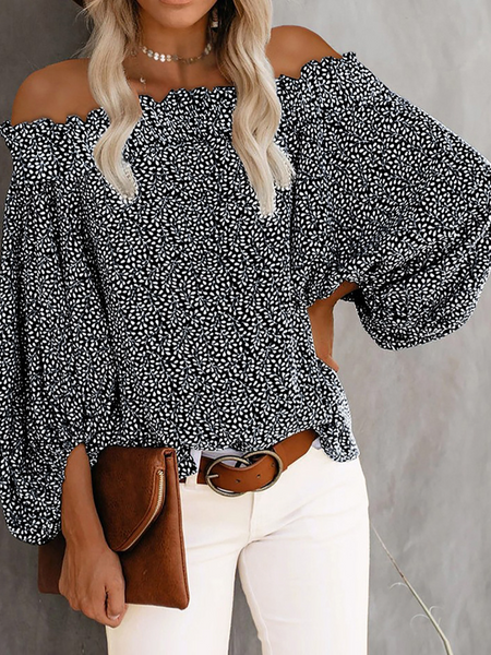 Off-Shoulder Blouse H4MK8USLFK