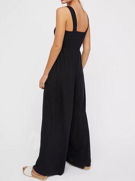 Sleeveless Loose Wide Leg Jumpsuit HWEKS9VHRD