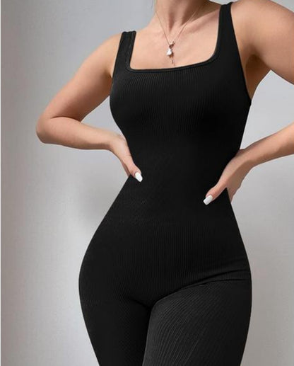 Square Neck Full Length Bodysuit -size down 1 for compression HW5YDD572B