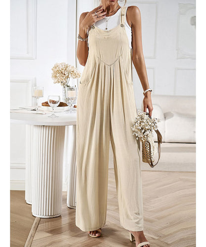 Women's Casual Camisole Jumpsuit Wide Leg Jumpsuit YJS240419002