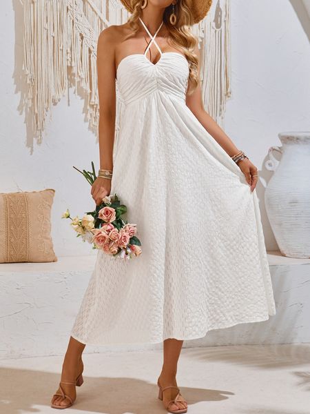 2024 NEW V-Neck Halter Strap Dress HED9VVHYL9