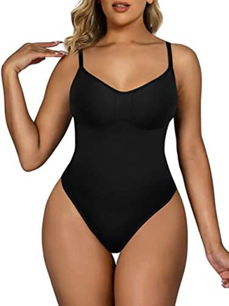 Women's Seamless shapewear bodysuit with tummy control