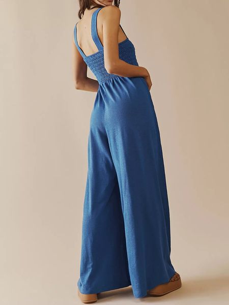 Sleeveless Loose Wide Leg Jumpsuit HWEKS9VHRD