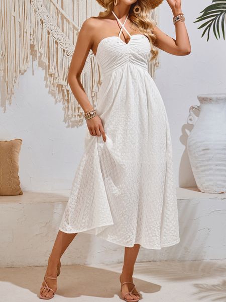 2024 NEW V-Neck Halter Strap Dress HED9VVHYL9