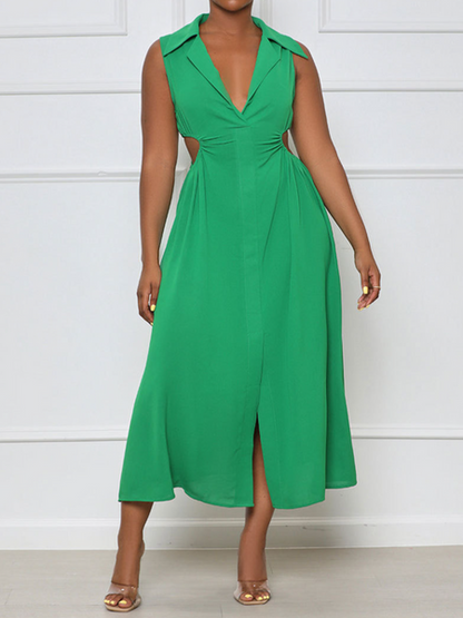 Women'S Summer Slit Dress H3MY6Q67YK