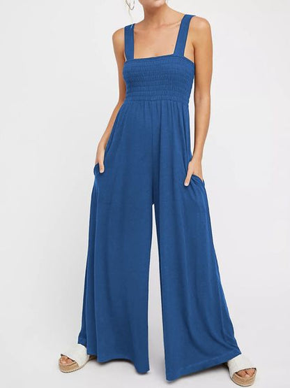 Sleeveless Loose Wide Leg Jumpsuit HWEKS9VHRD