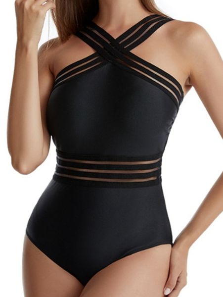 Women's Swimwear with Cross Neck HEDVWUUAQP