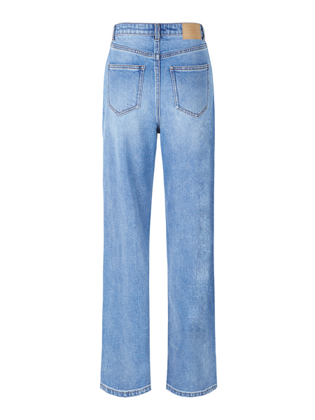 "Alex" Non-Stretch Boyfriend Jeans, High waist, Relaxed fit HEBWWSHETU