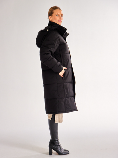 Women’s Winter Jacket Longline Padded Coat