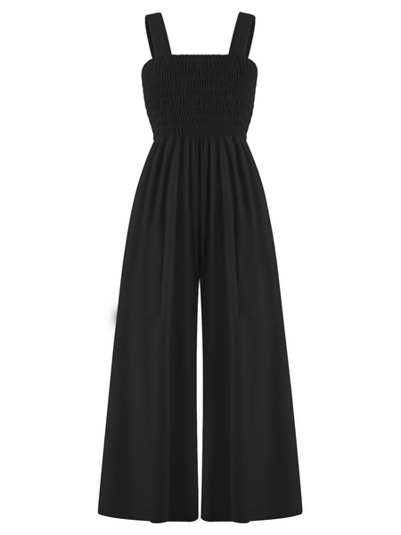 Sleeveless Loose Wide Leg Jumpsuit HWEKS9VHRD