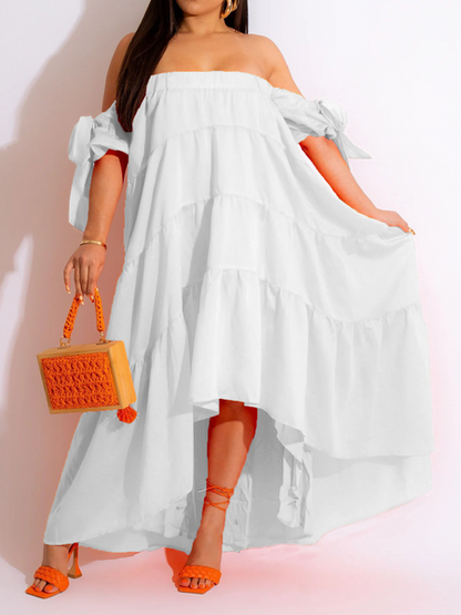 Off-Shoulder Irregular Dress HW5NXW6BY7