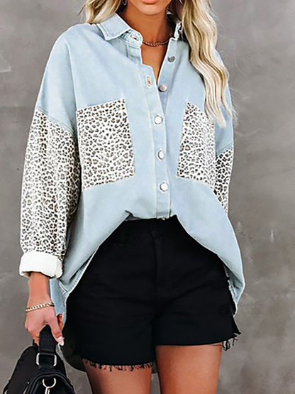 Leopard Print Cardigan HFLWX3B4DS